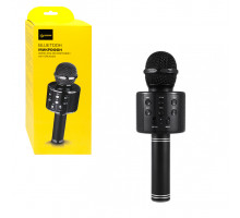 Колонка-микрофон BLUETOOTH WS858 (AUX, microSD, USB) черный DREAM (на русском)