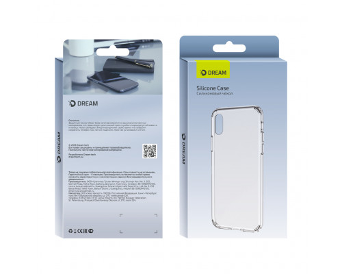 Чехол XIAOMI MI 8 SE силиконовый ультратонкий 0.5mm прозрачный DREAM (на русском) (скидка 95 процентов)